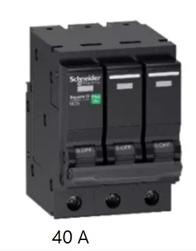 เซอร์กิตเบรคเกอร์ SCHNEIDER NO.QO340 VSC 6T  Circuit breaker , 3P 40A