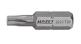 HAZET NO.2223-T9 Bit Hexagon drive, 6.3(1/4”) Size 9 (2.5 x 25mm)