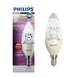 หลอดไฟ PHILIPS LED Candle 4W E14 250 Lumen Warmwhite