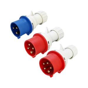 เพาเวอร์ปลั๊ก QUBIX No.AJ-P015 Power plug : Male ,16A 3P+N+E 220-415Vac (50/60Hz)