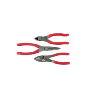 SNAP-ON No.PL306ACF 3 pc Pliers Set (Red)