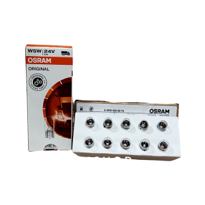 หลอดไฟ OSRAM หลอดเสียบใหญ่ 24V 5W