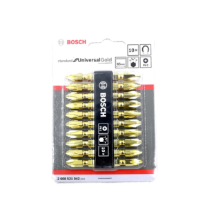 ดอกไขควง BOSCH No.2608521042 Screw bit PH2 , 65 mm. (10pcs/ea) Gold