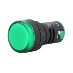 ไพล๊อตแลมป์ QUBIX No.AD22-22DS-G LED PILOT LAMP 220VDC/AC , GREEN