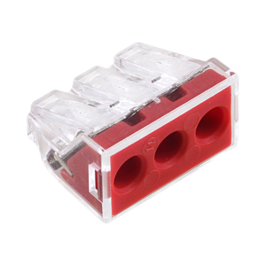 เทอร์มินอลเข้าสาย PCT-103D Push IN wire wiring connector For Junction box for 1.5-6 mm2