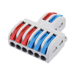 เทอร์มินอลเข้า 6 ออก 2 NO. SPL-62 Out Mini Quick Fast Wire Connect terminal