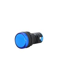 ไพล๊อตแลมป์ SALZER NO.CA-25 ขนาด 220V 25mm. สีน้ำเงิน