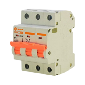 เซอร์กิตเบรคเกอร์ QUBIX (KEMA KEUR) No.PB8H-50A Minature Circuit Breaker 3P 50A ,10ka