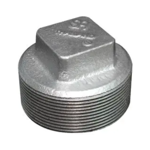 ปลั๊กอุดเหล็ก Galvanized Square Plug , 1.1/2&quot;