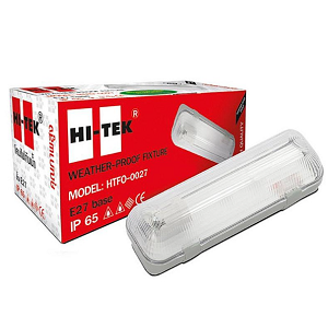 โคมไฟกันน้ำ HI-TEK NO.HTFO-0027 E27 IP65