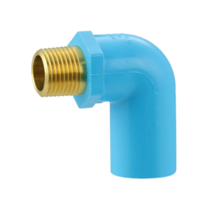 ข้องอเกลียวนอกทองเหลือง PVC ท่อน้ำไทย TS VALVE ELBOW SOCKET WITH BRONZE THREAD ,3/4&quot;