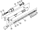 อะไหล่ซ่อมประแจปอนด์ SNAP-ON NO.QDS27514 (key #21) ASSEMBLE BEARING THRUST for QD2RN100A