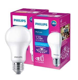 หลอดแอลอีดี PHILIPS LED Bulb 12w E27 A60 6500K Daylight