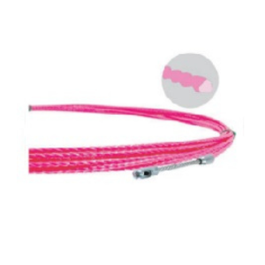 ฟิชเทป TAKAMURA NO.S0430 PET Single -Twisted 4 mm. x 30 m. (PINK)