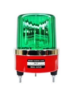 ไฟสัญญานชนิดหมุน BIG ONE #1 Alarm Light Rotary : Green , 24V