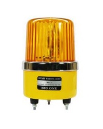 [E09589] ไฟสัญญานชนิดหมุน BIG ONE #1 Alarm Light Rotary : Yellow , 12V