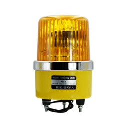 [E09589] ไฟสัญญานชนิดหมุน BIG ONE #1 Alarm Light Rotary : Yellow , 12V