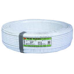 [E02564] สายไฟ VAF THAI YAZAKI Cable wire , 2 x 1.5 sqmm. (100 M/EA)