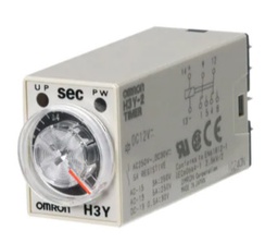 [E10094] ไทม์เมอร์ OMRON NO.H3Y-2 Solid State timer , 110 VAC 3 M