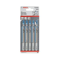 [T40385] ใบเลื่อยจิ๊กซอว์ เหล็ก BOSCH No.T318A (2608631319) Jigsaw blade , Steel (5 Pcs./Ea)