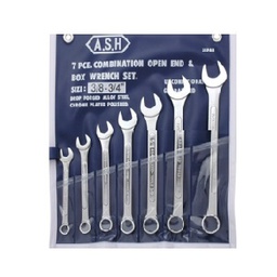 [T16309] ชุดประแจแหวนข้างปากตาย AIGO Set Combination Ratcheting Head wrench , 3/8&quot; - 3/4&quot; (7pcs/ea)