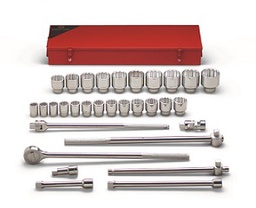 [101220790001] WRIGHT-TOOL NO.631 3/4&quot;Dr. Standard Socket Set 12P (31 pcs/set)