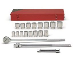 [101220790003] WRIGHT-TOOL NO.618 3/4&quot;Dr. Standard Socket Set 19 pcs.