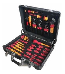 ชุดเครื่องมือหุ้มฉนวน BLUE-POINT No.BLPVATS33 Comprehensive Insulated Tools Set, 33pcs