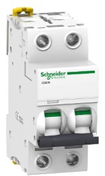 เซอร์กิตเบรคเกอร์ SCHNEIDER NO.A9F74201 iC60N C-curve MINIATURE CIRCUIT BREAKER (MCB) , 2P 1A