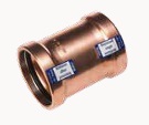 ข้อต่อตรงทองแดง Conex Banninger No.PA5275 02400000 Repair Coupling ( &gt;B&lt; press XL ) , 3&quot;