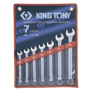 ชุดประแจแหวนข้างปากตาย KING TONY NO.1207SR Set Combination Wrenches , 3/8&quot; - 3/4&quot; (7pcs/set)