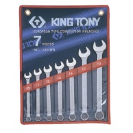 ชุดประแจแหวนข้างปากตาย KING TONY NO.1207SR Set Combination Wrenches , 3/8&quot; - 3/4&quot; (7pcs/set)