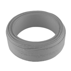 สายไฟ THW THAI UNION Cable wire : Grey , 1 x 1.0 sqmm. (90mt/ea)