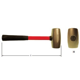 CARLTSO NO.EX110U-0200A Mallet Hammer (Non-Sparking Tools)  , 900 g