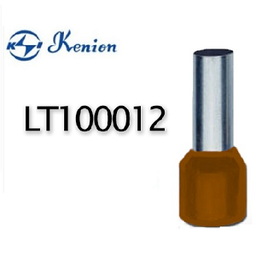 ข้อต่อย้ำปลายสาย แบบเดี่ยวหุ้ม สีน้ำตาล KENION No.LT100012 Insulated cord-end terminal , 10.00 sqmm : BROWN