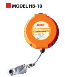 รอกนิรภัย HARU No.Model HB-10 (S) Retractable Lifeline , 4 mm x 10 m. (4.6kg.)