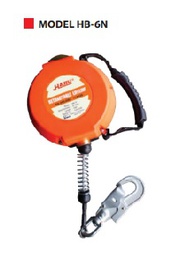 รอกนิรภัย HARU No.Model HB-6N Retractable Lifeline , 25 mm x 6 m. (1.2kg.)