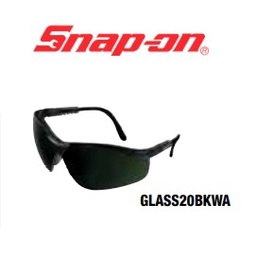 SNAP-ON No.GLASS20BKWA Safety Glasses/Glass 20 series (Lens Dark green/shade #5 , Frame Black)