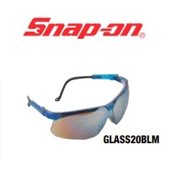 SNAP-ON No.GLASS20BLM Safety Glasses/Glass 20 series (Lens Mirror , Frame Blue)