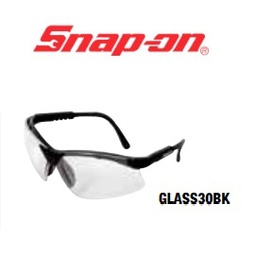 SNAP-ON No.GLASS30BK Safety Glasses/Glass 30 series (Lens Clear , Frame Black)