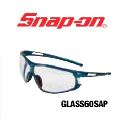 SNAP-ON No.GLASS60SAP Safety Glasses/Glass 60 series (Lens Clear , Frame Sapphire)