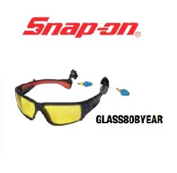 SNAP-ON No.GLASS80BYEAR Safety Glasses with Ear plugs