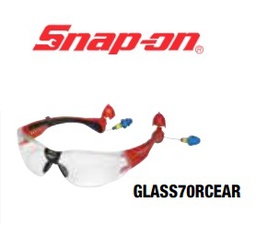 SNAP-ON No.GLASS70RCEAR Safety Glasses with Ear plugs