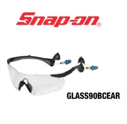 SNAP-ON No.GLASS90BCEAR Safety Glasses with Ear plugs