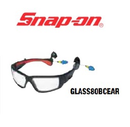 SNAP-ON No.GLASS80BCEAR Safety Glasses with Ear plugs