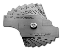 [408013797042] เกจวัดรอยเชื่อม G.A.L. No.Cat #81 Fillet Weld Gauge Set (1-1/8&quot; to 2&quot;)