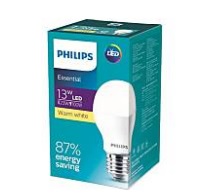 หลอดไฟ PHILIPS Essential LED Bulb 3000K , 13W (Warm-white)