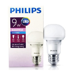 หลอดแอลอีดี PHILIPS Essential LED Bulb A60 6500K : Daylight , 9w E27