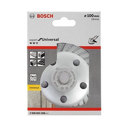 แผ่นขัดชนิดถ้วยเพชร BOSCH No.2608603606 Diamond Cup Wheel Turbo (for Concrete) , 4&quot;