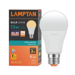 หลอดแอลอีดี LAMPTAN LED No.SHINE CW Light bulb , 13W E27 4000K (Cool White)